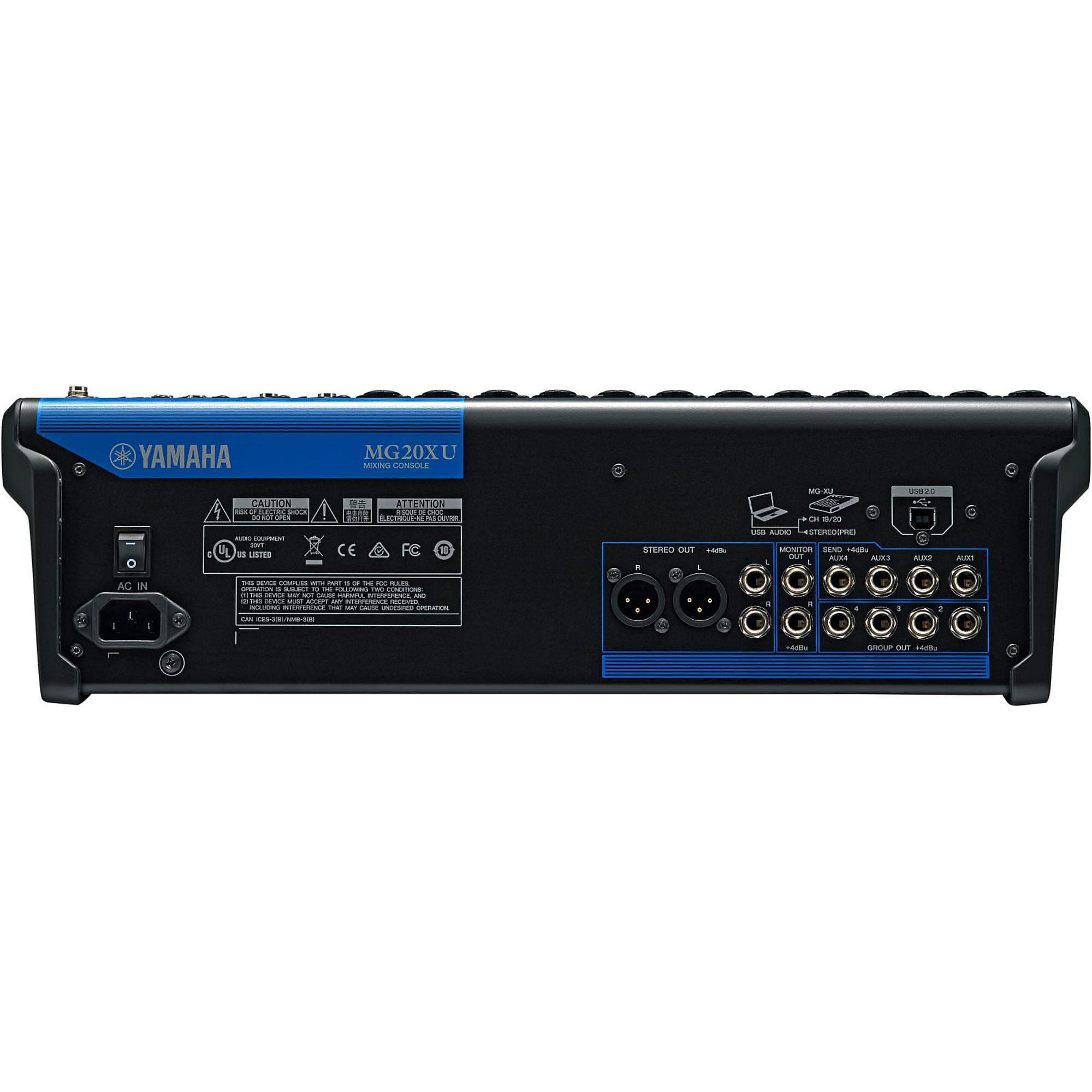 ヤマハ　YAMAHA MG20XU Yamaha MG20XU 20-Input/ 6-Bus Mixer - Rack Kit Included