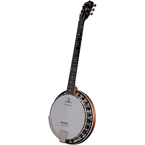 acoustic electric six string banjo