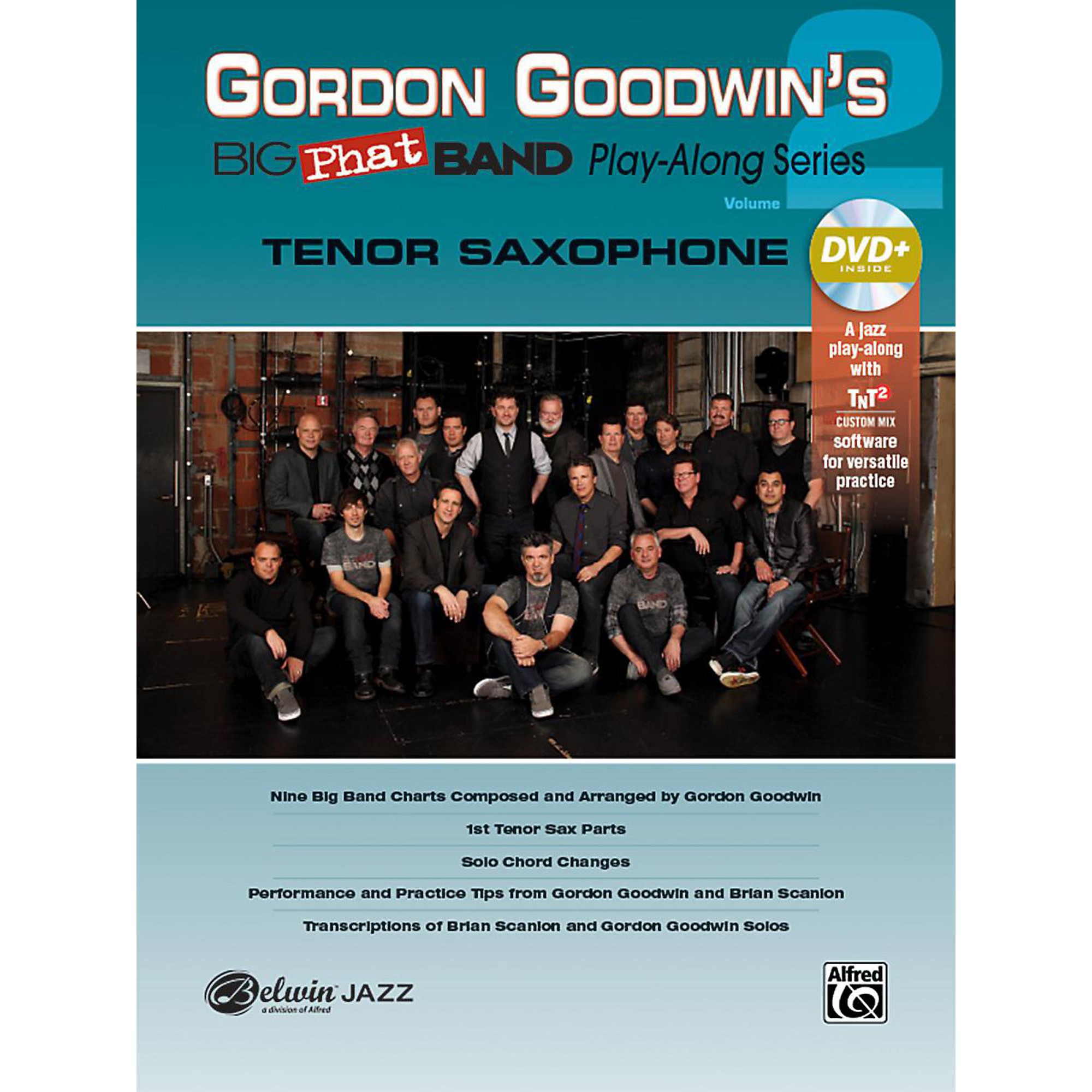 Saxophone　Phat　Big　Tenor　Play-Along　Series　Band　Music　Book　Alfred　Arts　Vol.　Gordon　Goodwin's　DVDRom