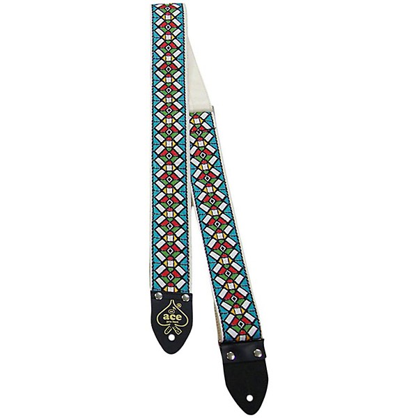 ace stained glass guitar strap