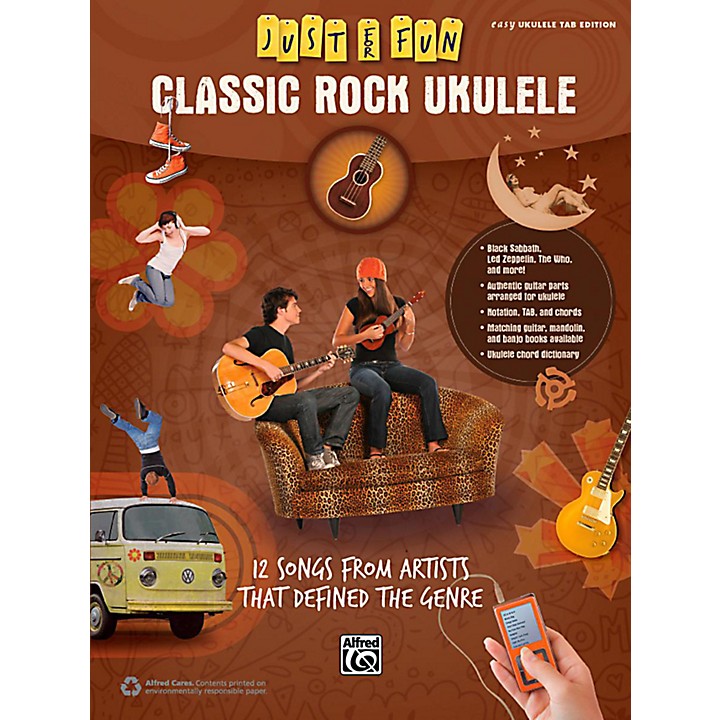 Alfred Alfred Just for Fun Classic Rock Ukulele Book