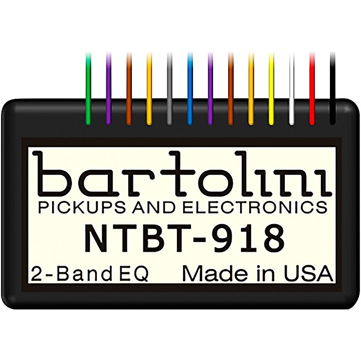 Bartolini NTBT 2-Band EQ Preamp Module | Music & Arts