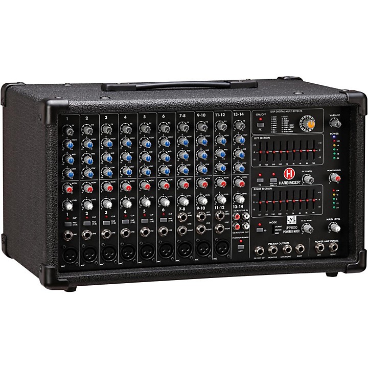 Harbinger LP9800 14-Channel Powered Mixer