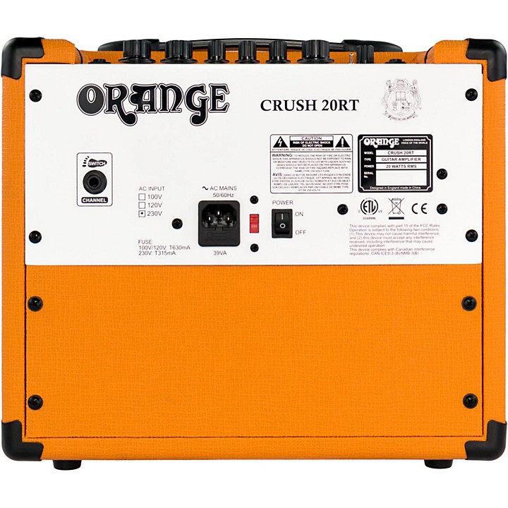 Orange Amplifiers Crush 20RT 20W 1x8 Guitar Combo Amp | Music & Arts