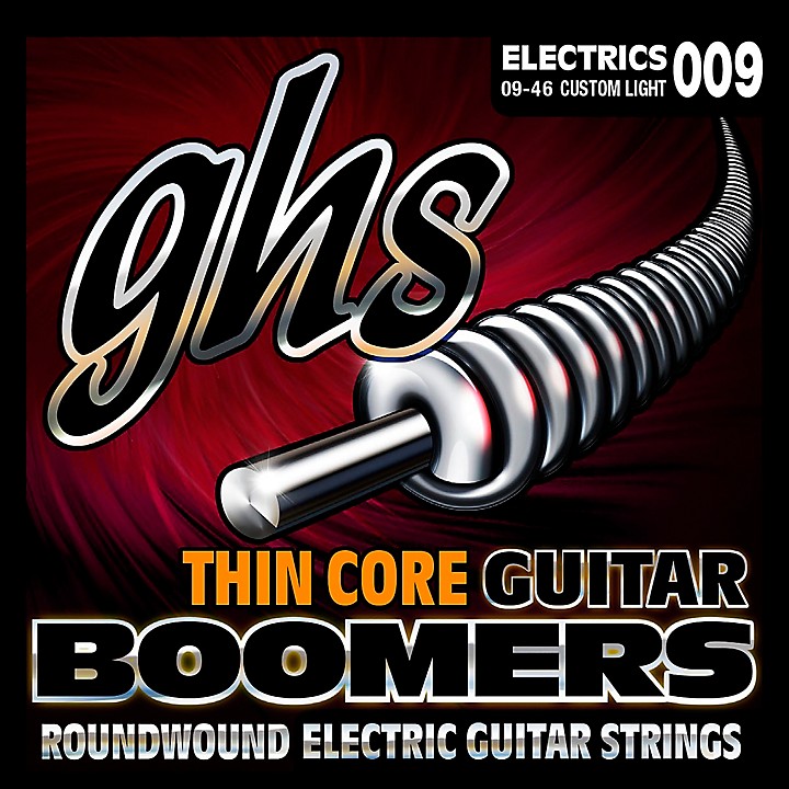 GHS TC GBCL Thin Core Boomers Custom Light Electric Guitar Strings