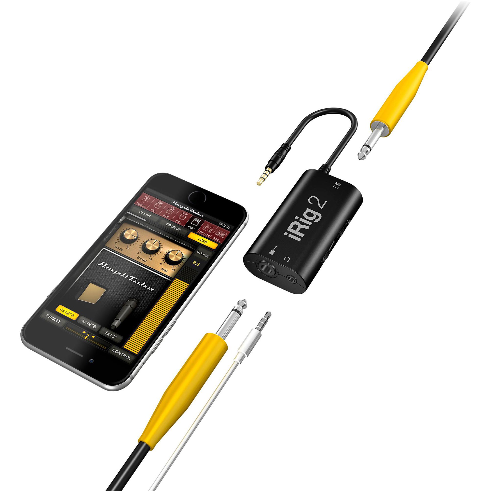 IK Multimedia iRig 2 Guitar Interface for iOS, Mac and Select