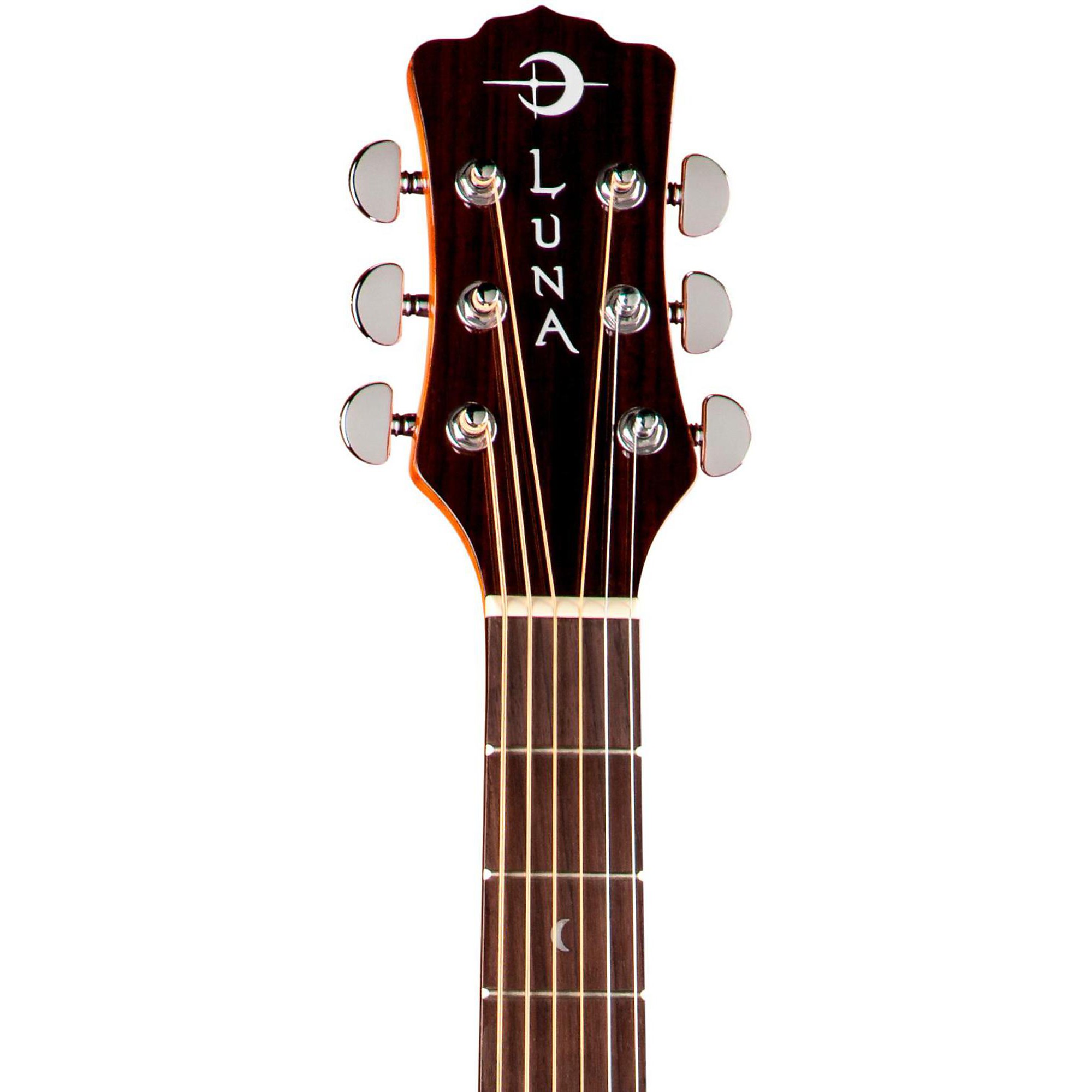 Luna Gypsy Grand Concert Ash Acoustic-Electric Guitar | Music & Arts