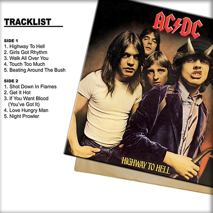 AC/DC highway to hell vinyl record shops