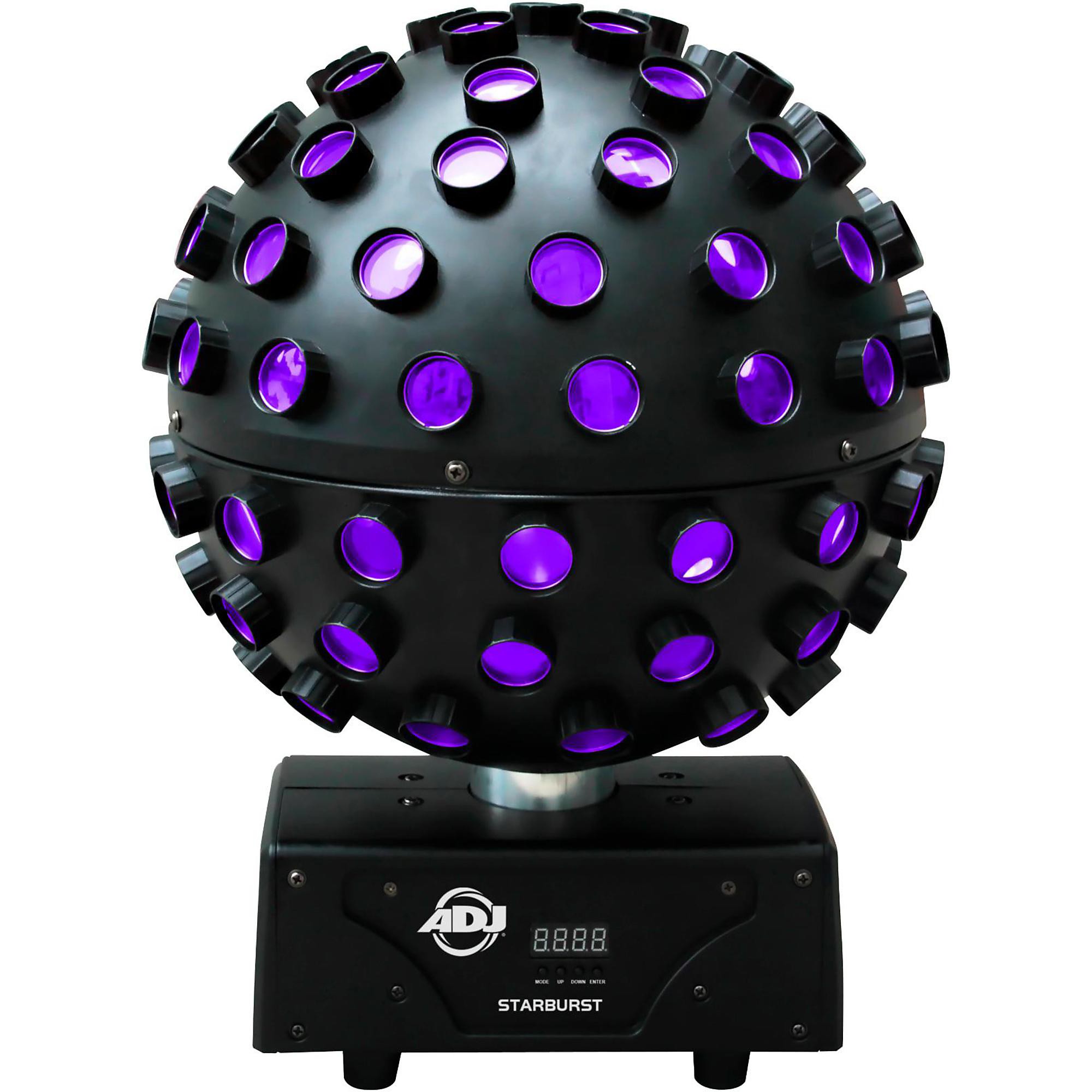 american audio starburst ミラーボール ADJ Starburst with 5x 15W HEX colored LEDs in a sphere effect DJ機材