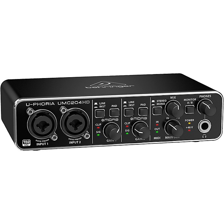 Behringer UMC204 store HD Audio Interface