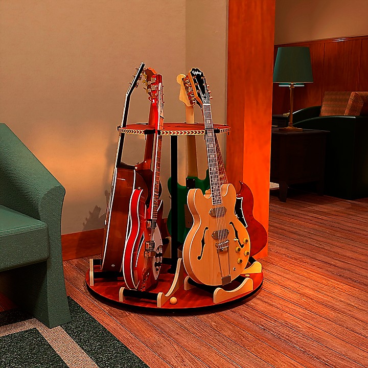 The Carousel™ Deluxe Rotating Multi Guitar Stand