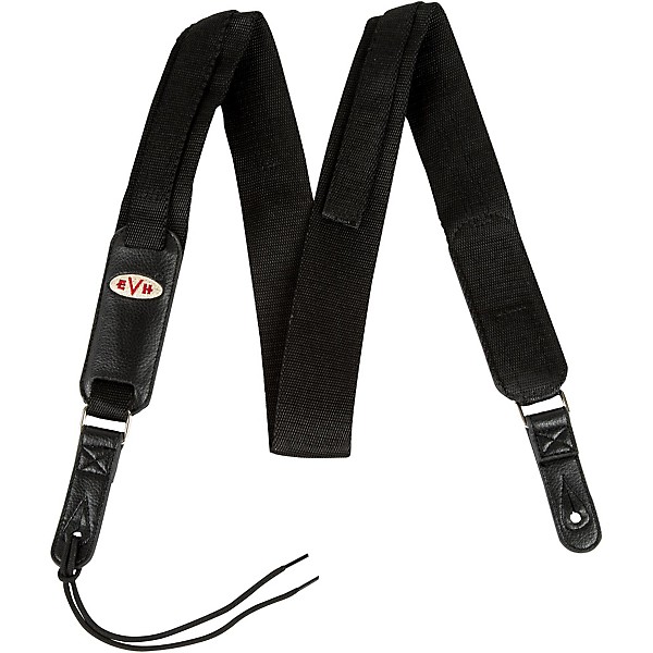 black nylon guitar strap