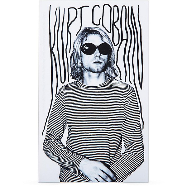 C D Visionary Kurt Cobain Photo Sticker Music Arts