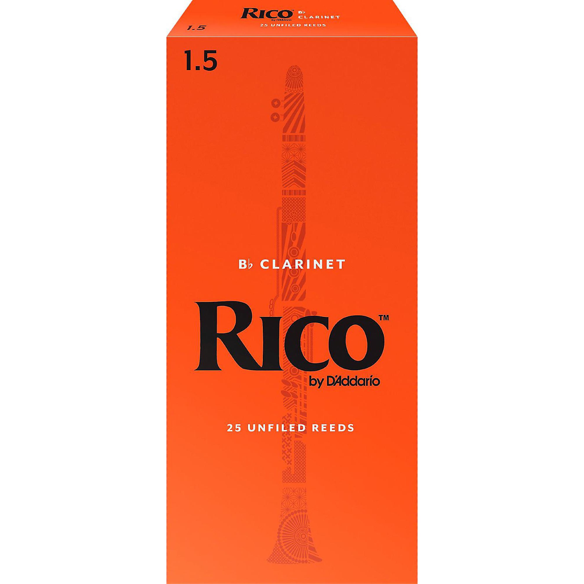 Rico Bb Clarinet Reeds, Box of 25 | Music & Arts