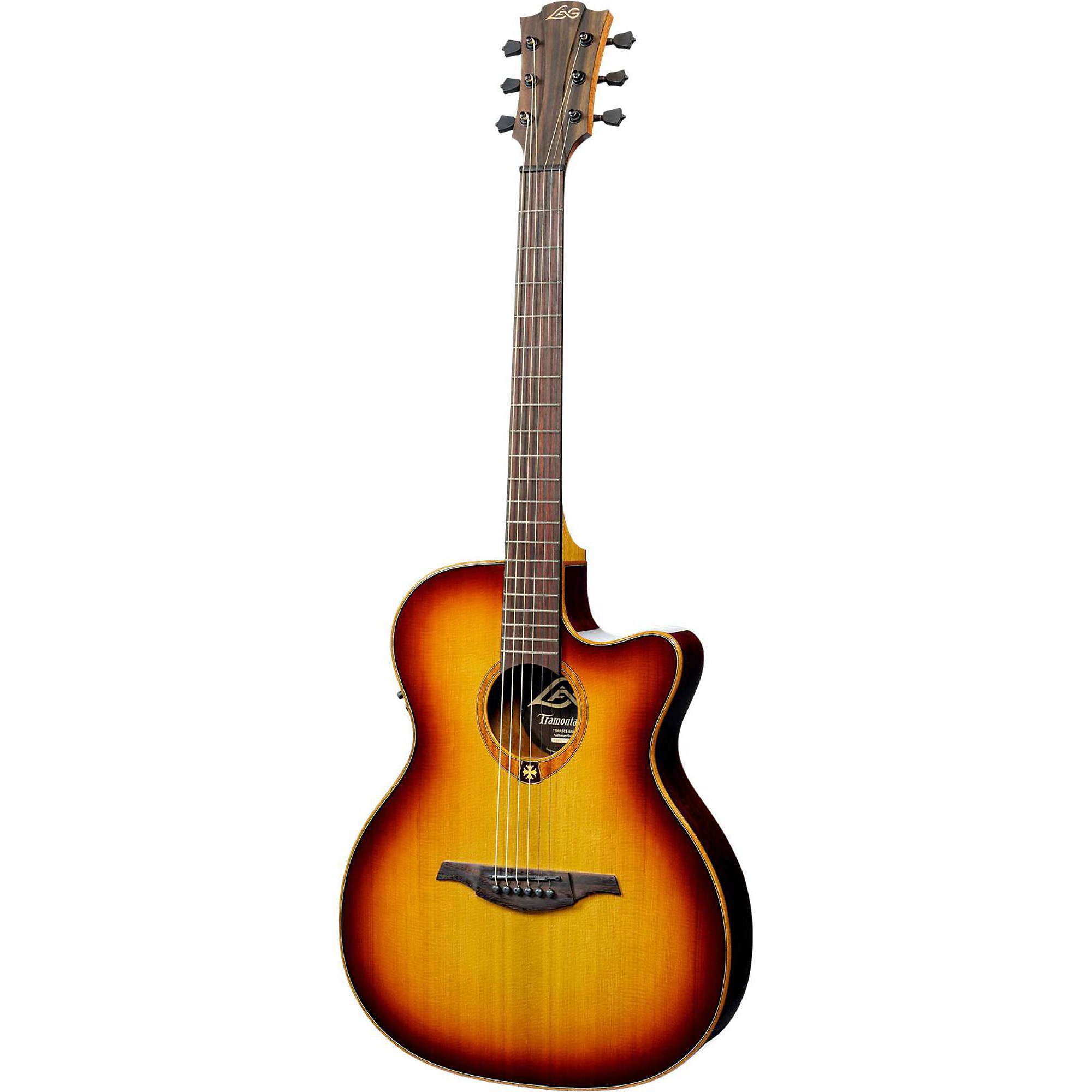 LAG Guitars Tramontane T100ASCE エレアコ ギター Lag Guitars Tramontane T100ASCE Slim-line Auditorium Cutaway