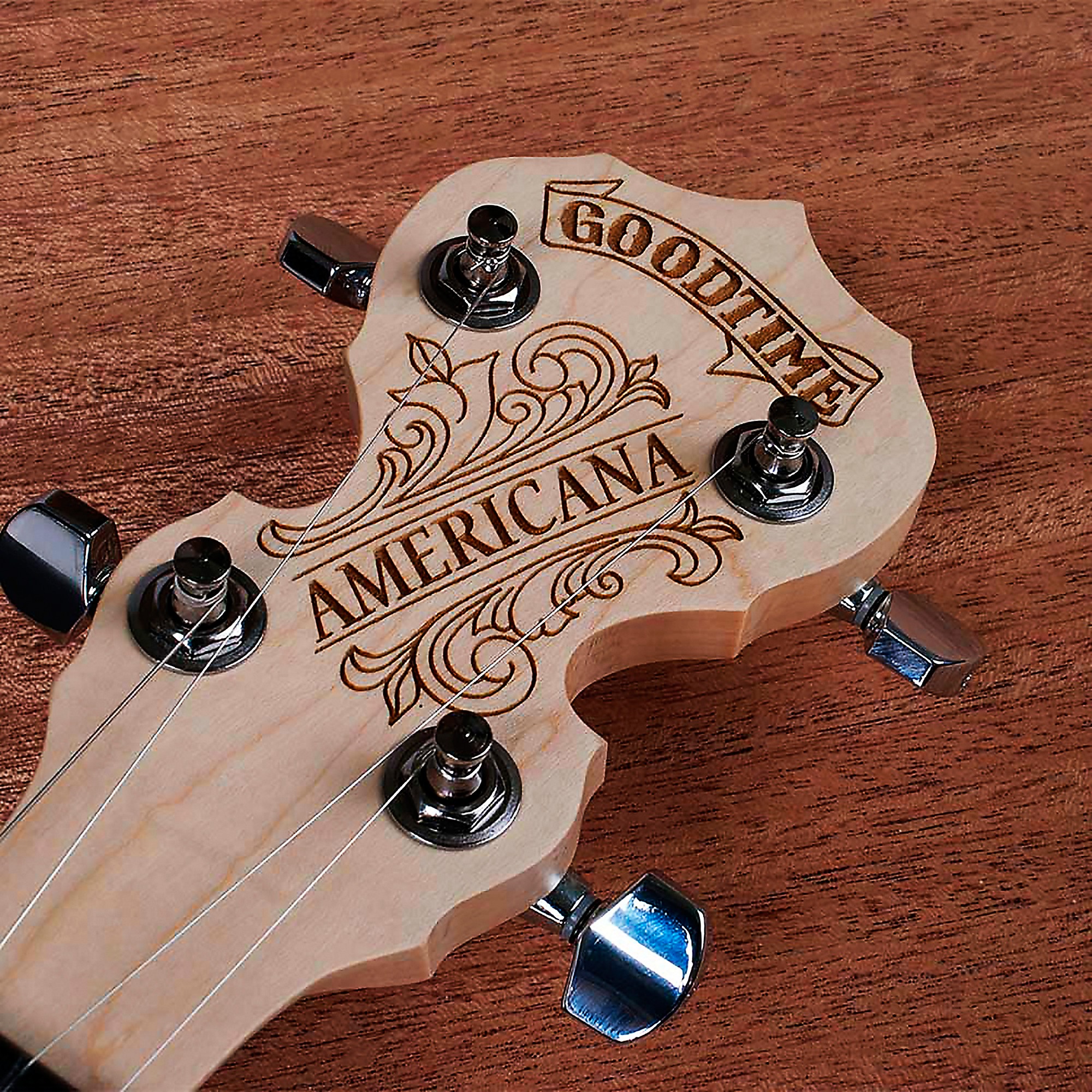 Deering Goodtime Americana Left-Handed 5-String Nickel Banjo Deering Goodtime Americana Left-Handed 5-String Nickel Banjo