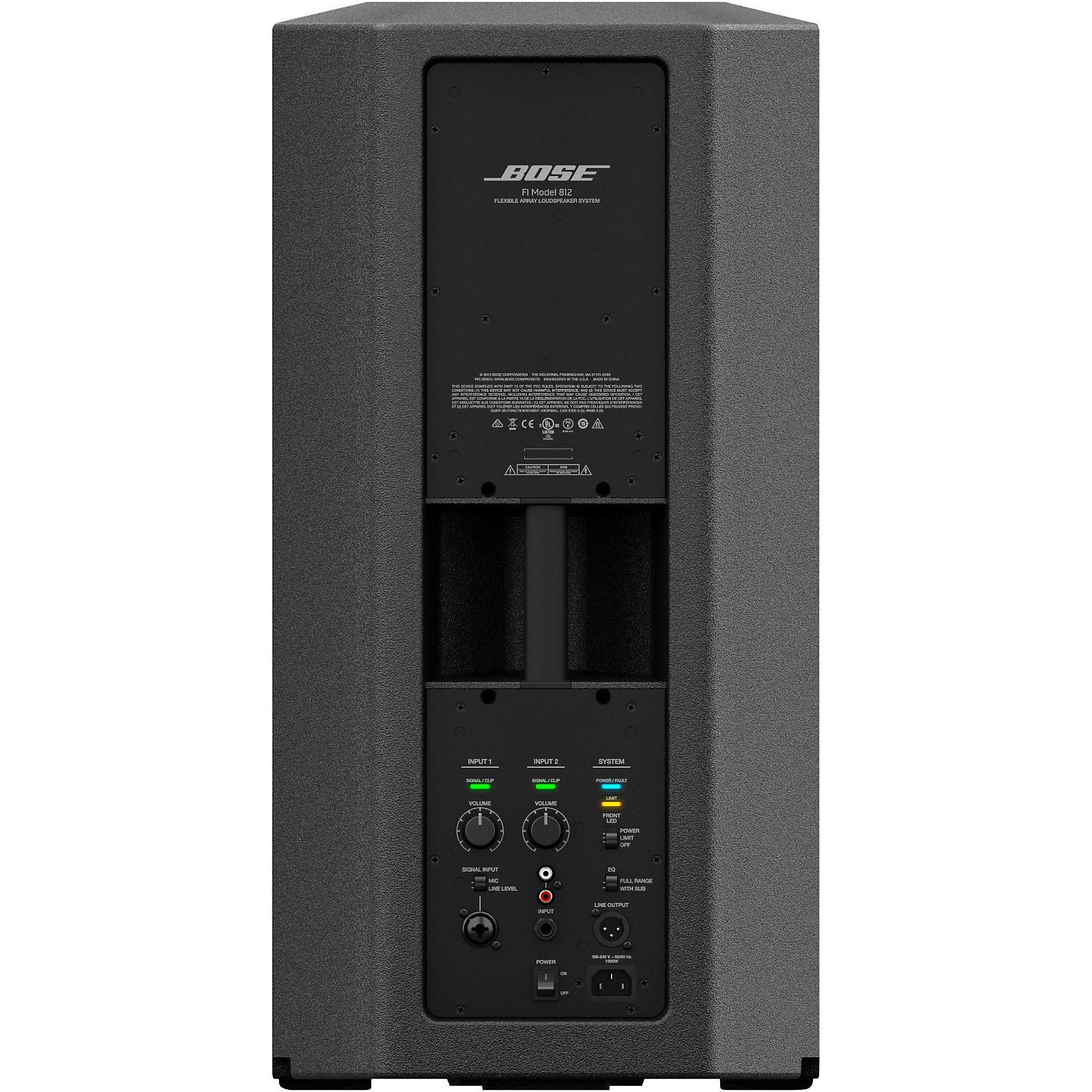 Bose F1 Model 812 Flexible Array Loudspeaker and Subwoofer