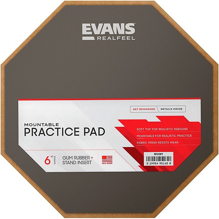 Evans RealFeel Drum Practice Pad