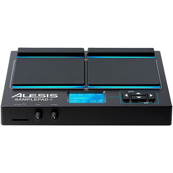 Module Mount Alesis Sample Pad 4 Percussion/Sample Triggering Instrument with 4 Velocity Sensitive Pads and Mounting Plate for Any Drum Hardware