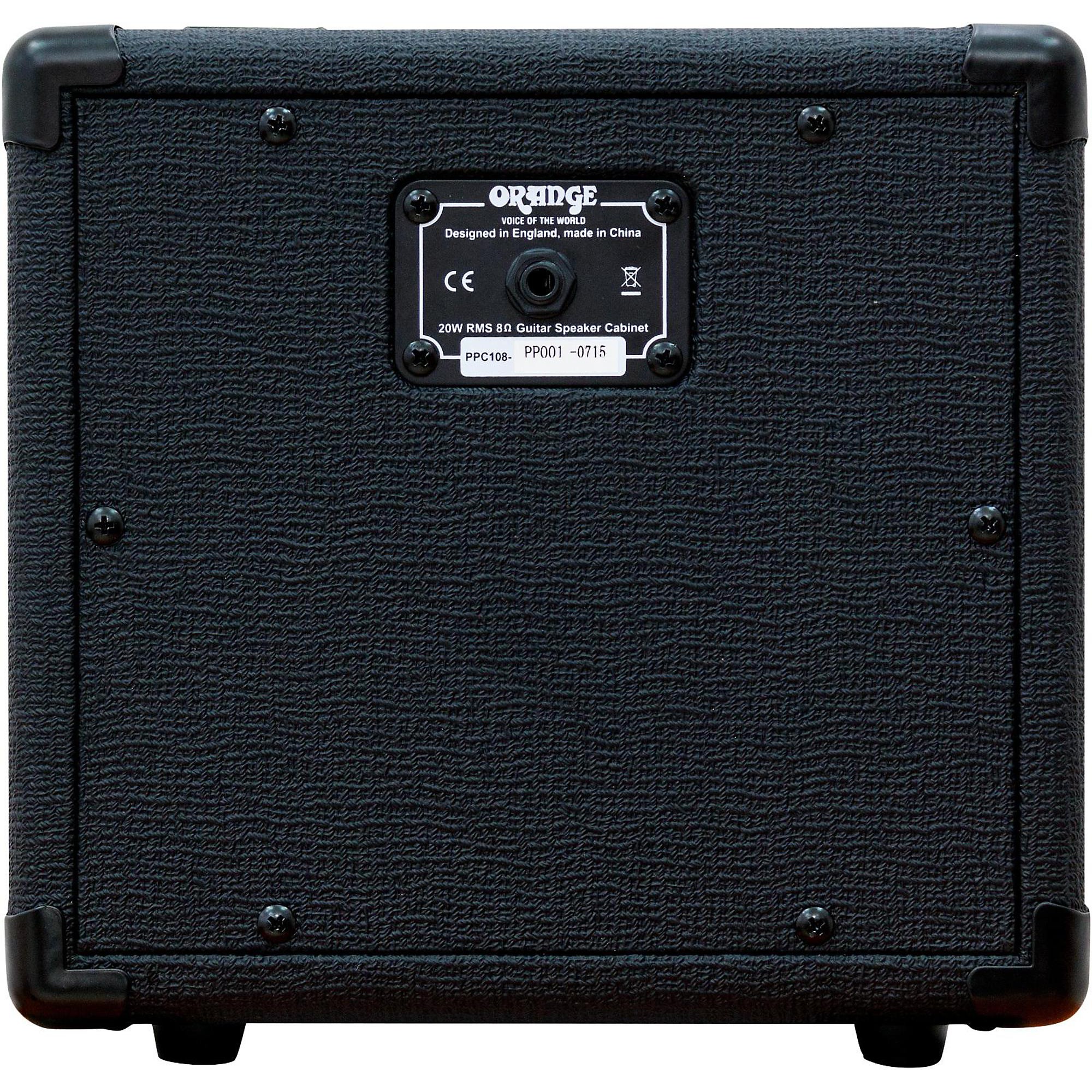 Orange Amplifiers PPC108 Micro Dark 20W 1x8 Guitar Speaker Cabinet