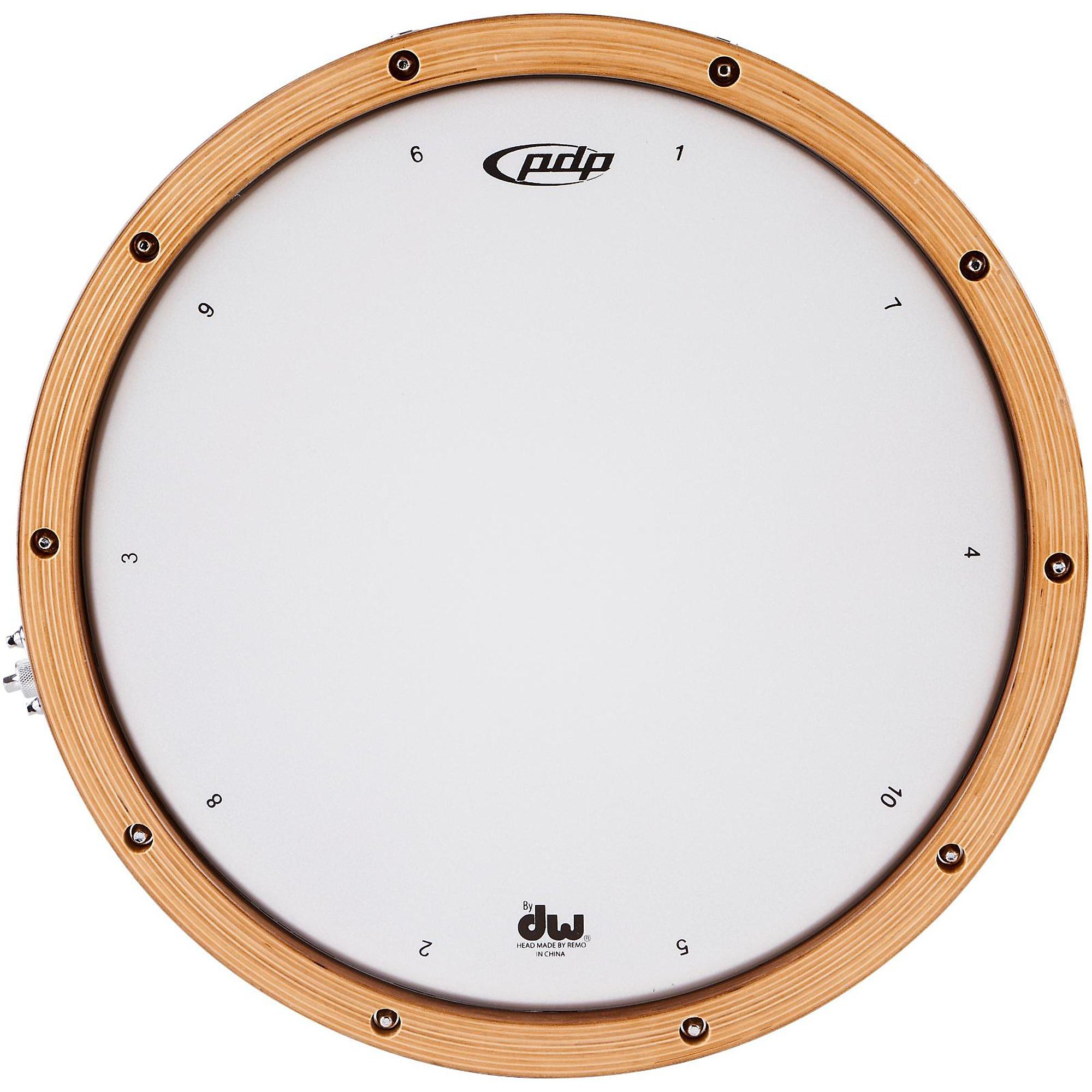 PDP Limited-Edition Dark Stain Maple and Walnut Snare With Walnut
