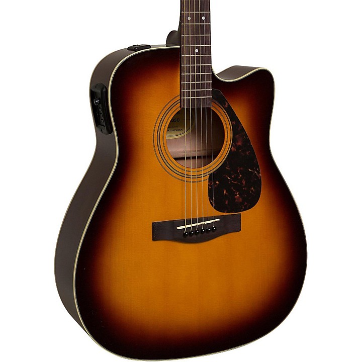 Yamaha FX335C Dreadnought Acoustic-Electric Guitar Tobacco 
