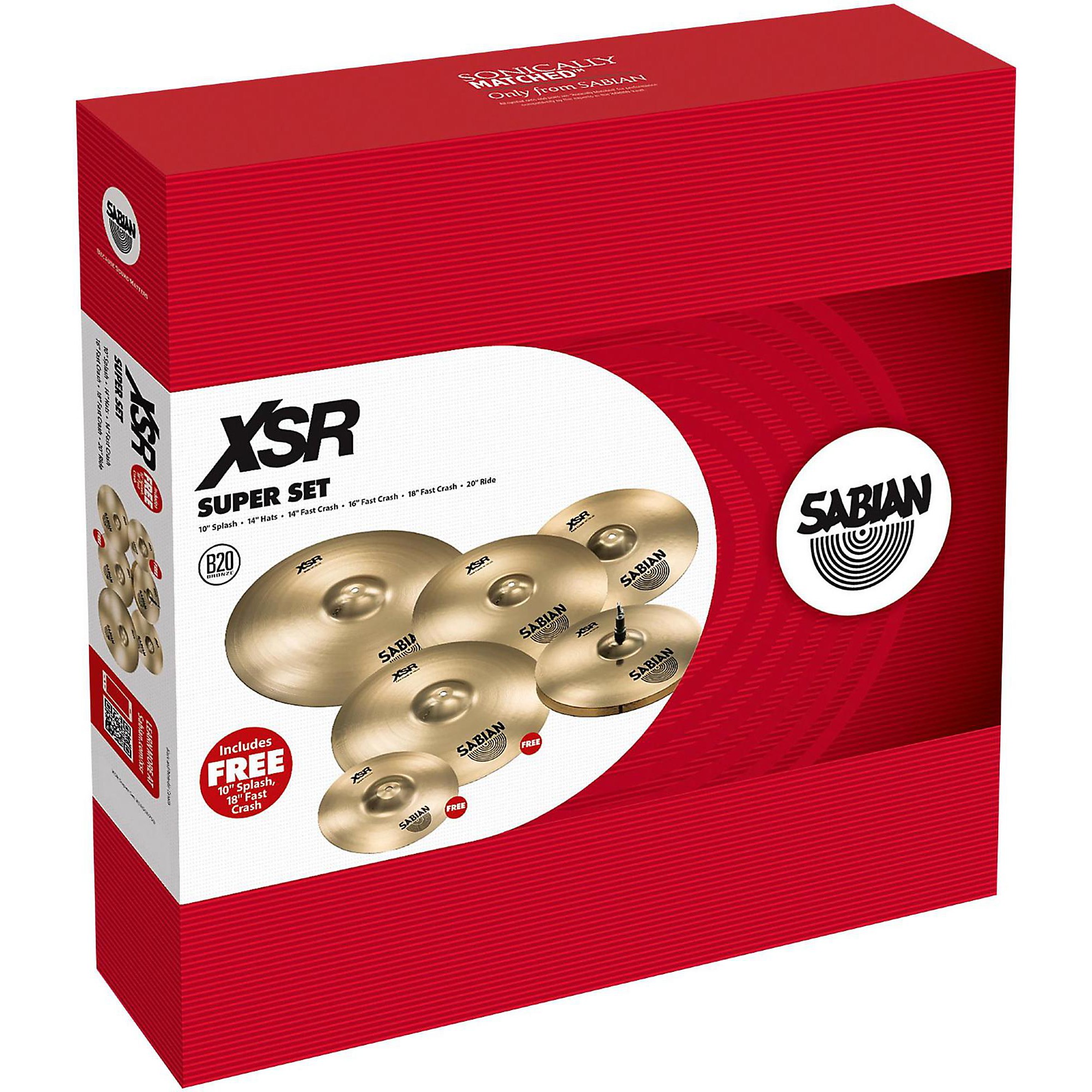 SABIAN XSR Super Set | Music & Arts