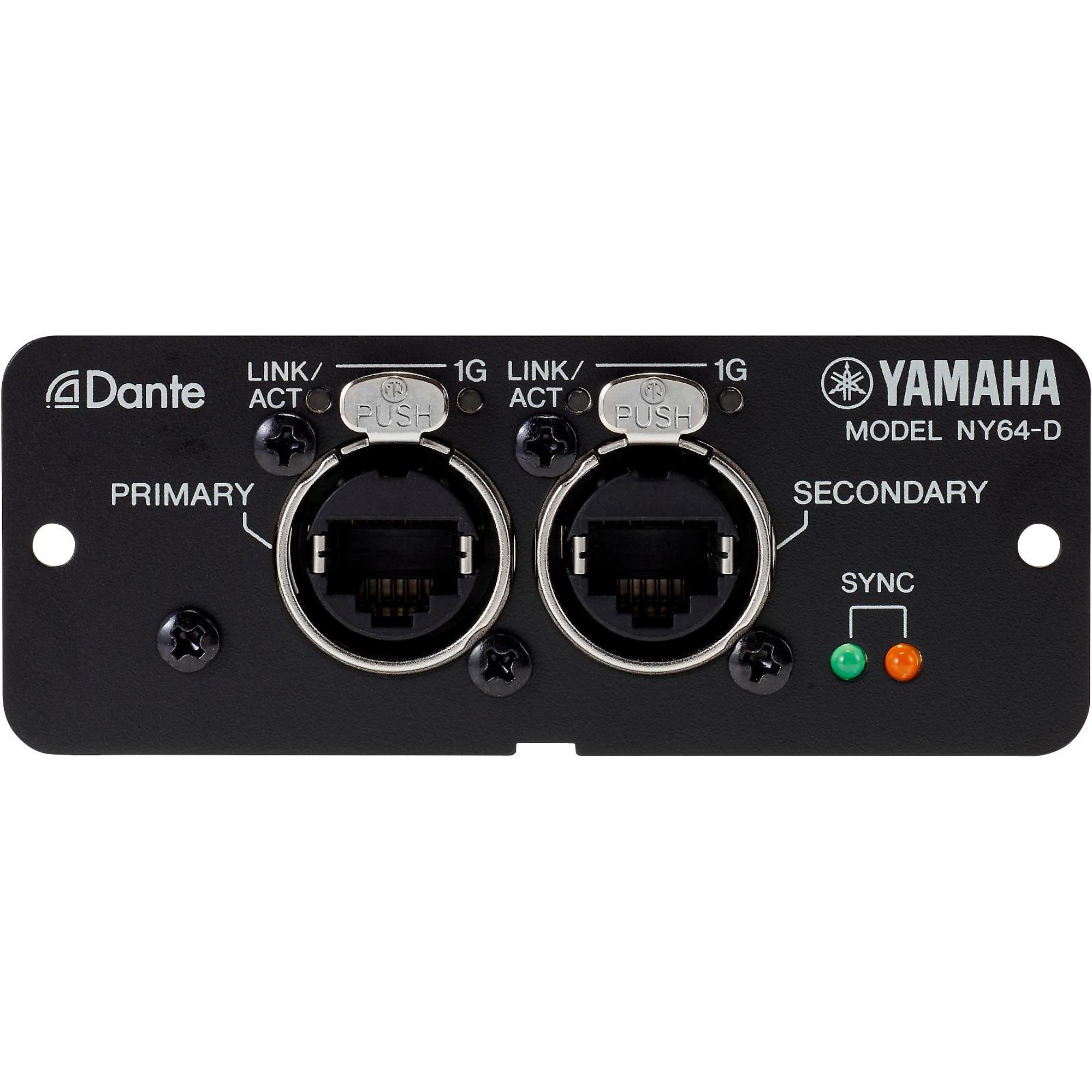 YAMAHA NY64-D TFシリーズ用拡張DANTEカード Yamaha Dante Expansion Card for TF Mixers | Music & Arts
