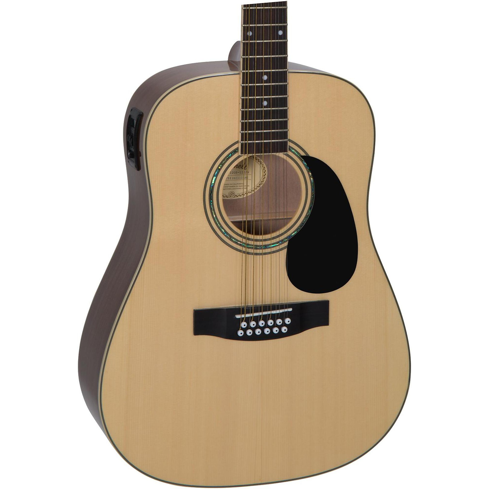 Mitchell D120S12E 12 String Dreadnought Acoustic Electric Guitar