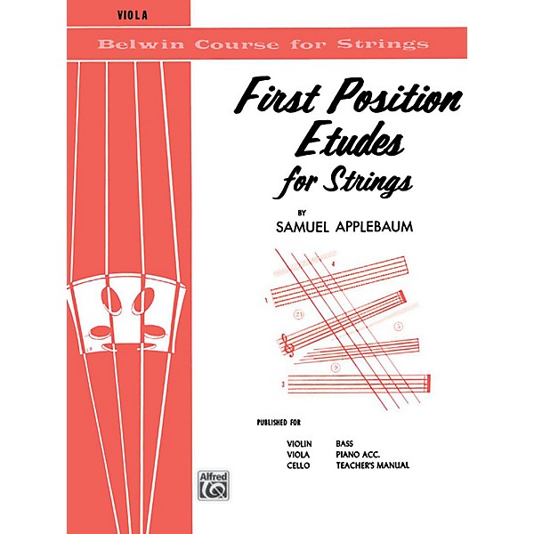 BELWIN First Position Etudes for Strings Viola Music & Arts