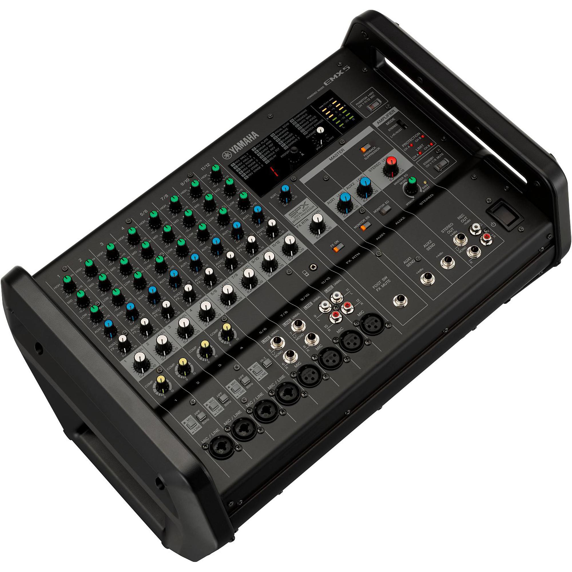 Yamaha EMX512SC 12 Channel Powered Mixer Confirmed Operation