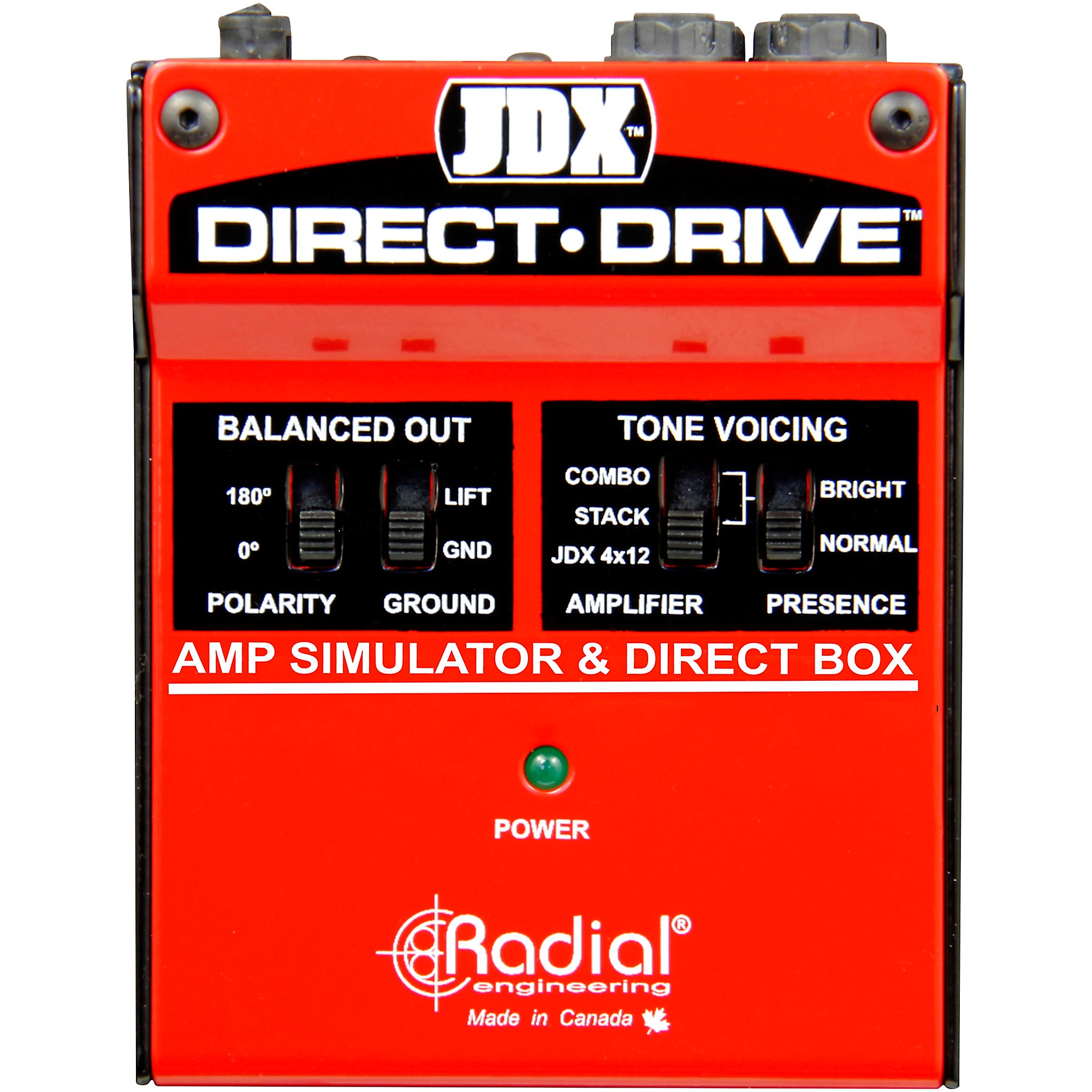 Radial Engineering JDX Direct-Drive Amp Simulator and DI Box 