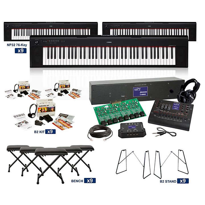 Yamaha NP-32 76-Key Piaggero LC4 Keyboard Lab | Music & Arts