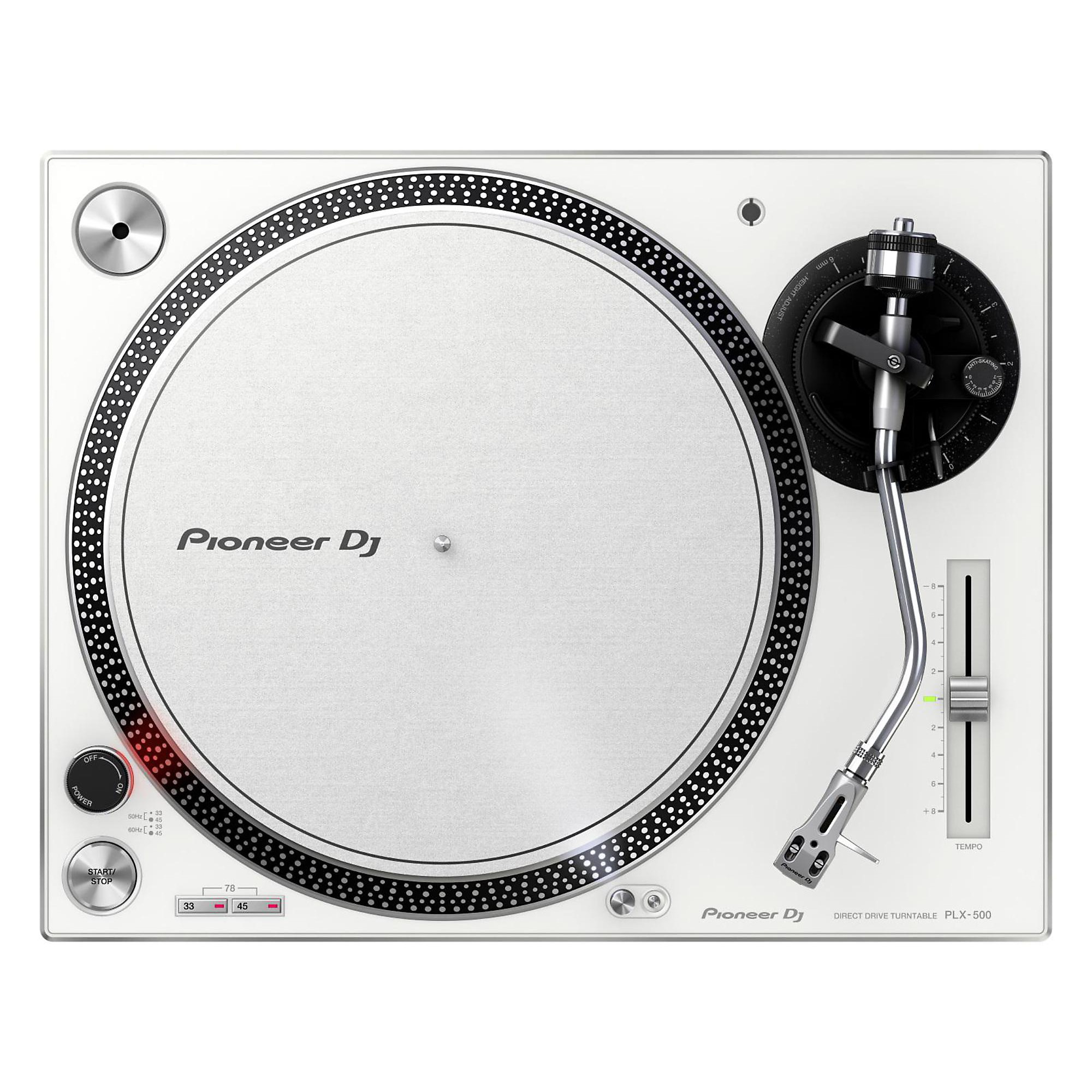 Pioneer DJ PLX-500 Direct-Drive Professional Turntable White