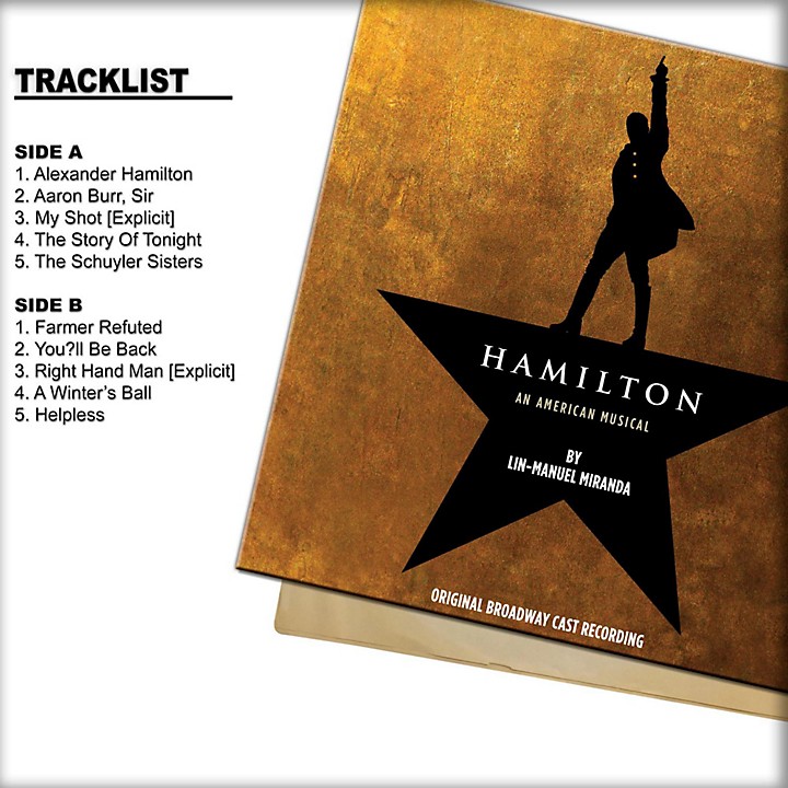 Hamilton musical vinyl sale