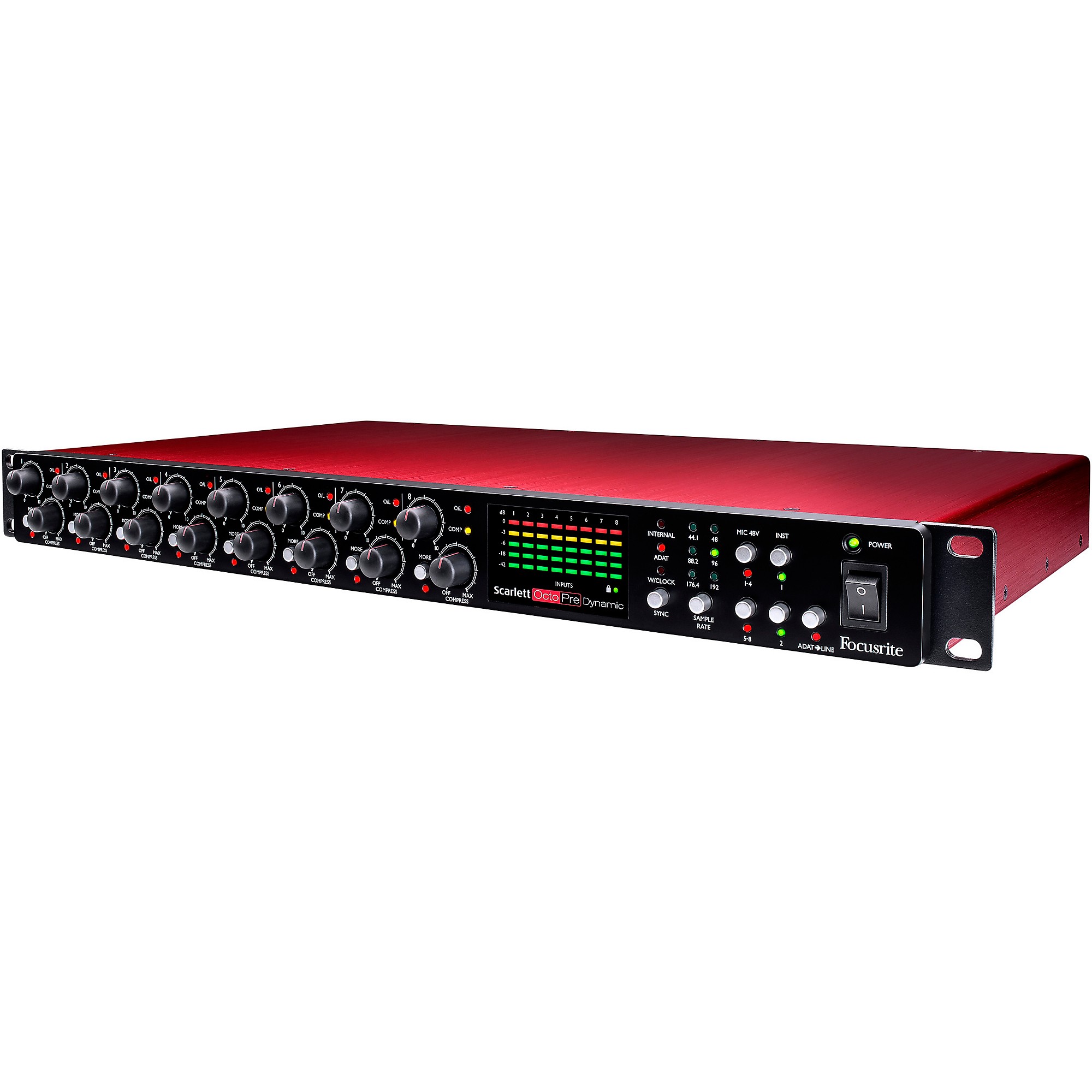 Focusrite Scarlett OctoPre Dynamic 8-Channel Microphone Focusrite Scarlett OctoPre Dynamic 8-Channel Microphone