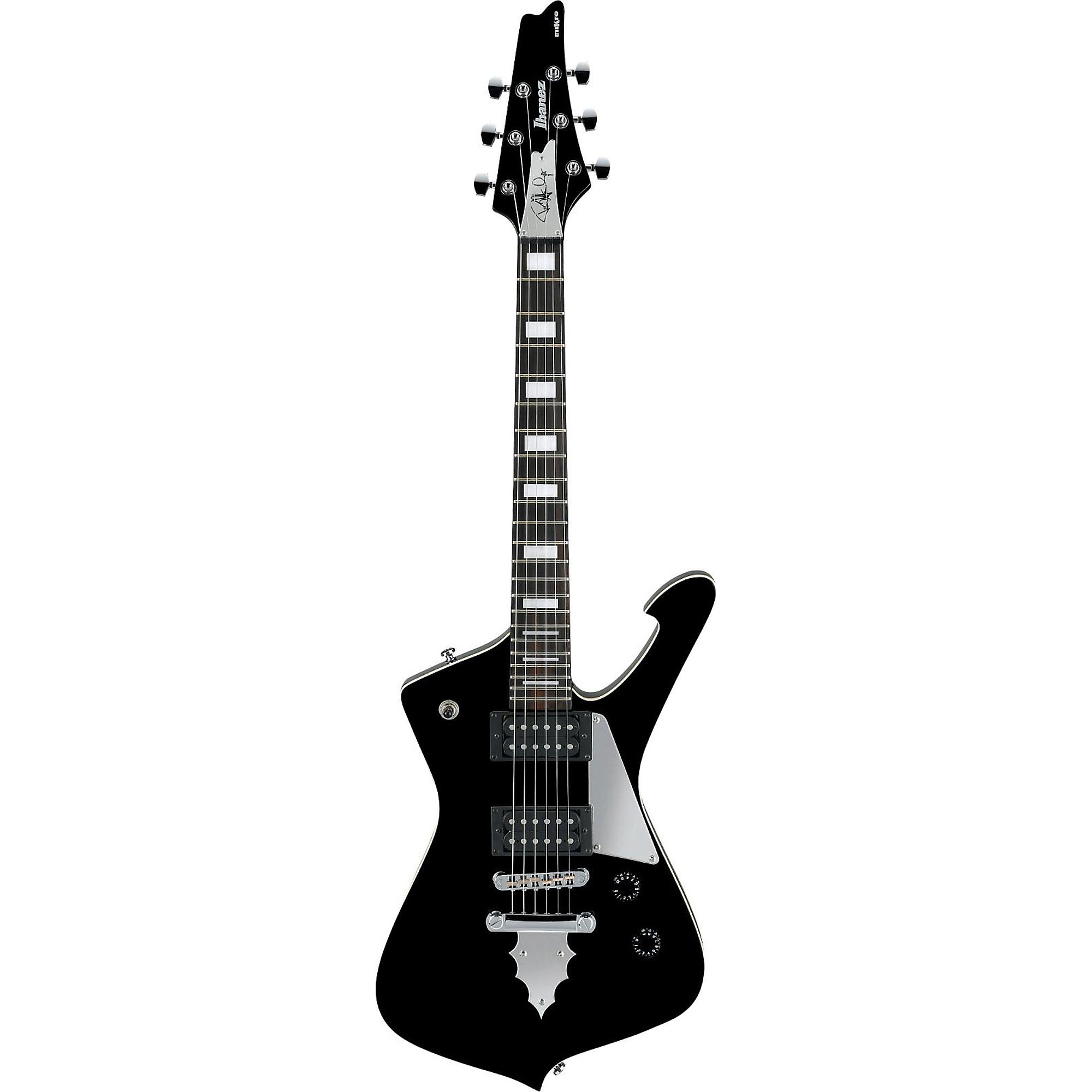 Ibanez miKro PSM10-BK ポールスタンレー KISS Amazon.com: Ibanez PSM10BK Paul Stanley Signature MIKRO