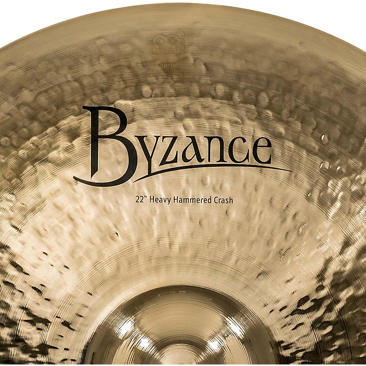 MEINL Byzance Brilliant Heavy Hammered Crash Cymbal 22 in. | Music