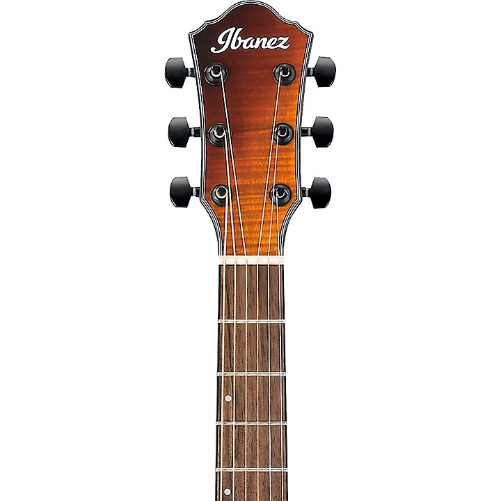 Ibanez AEWC32FM-BFD Thin Body Acoustic Electric Guitar Black