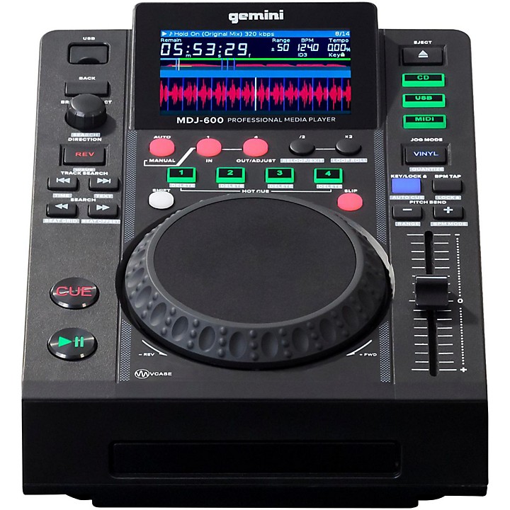 Gemini MDJ-600 Professional DJ USB CD CDJ Media Player | Music & Arts