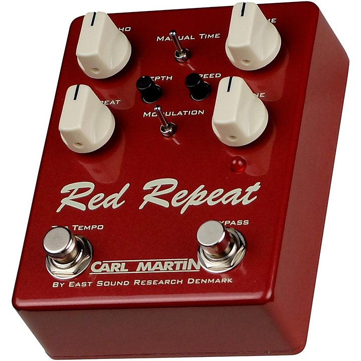 Carl Martin Red Repeat Delay Echo with Tap Tempo Pedal | Music & Arts
