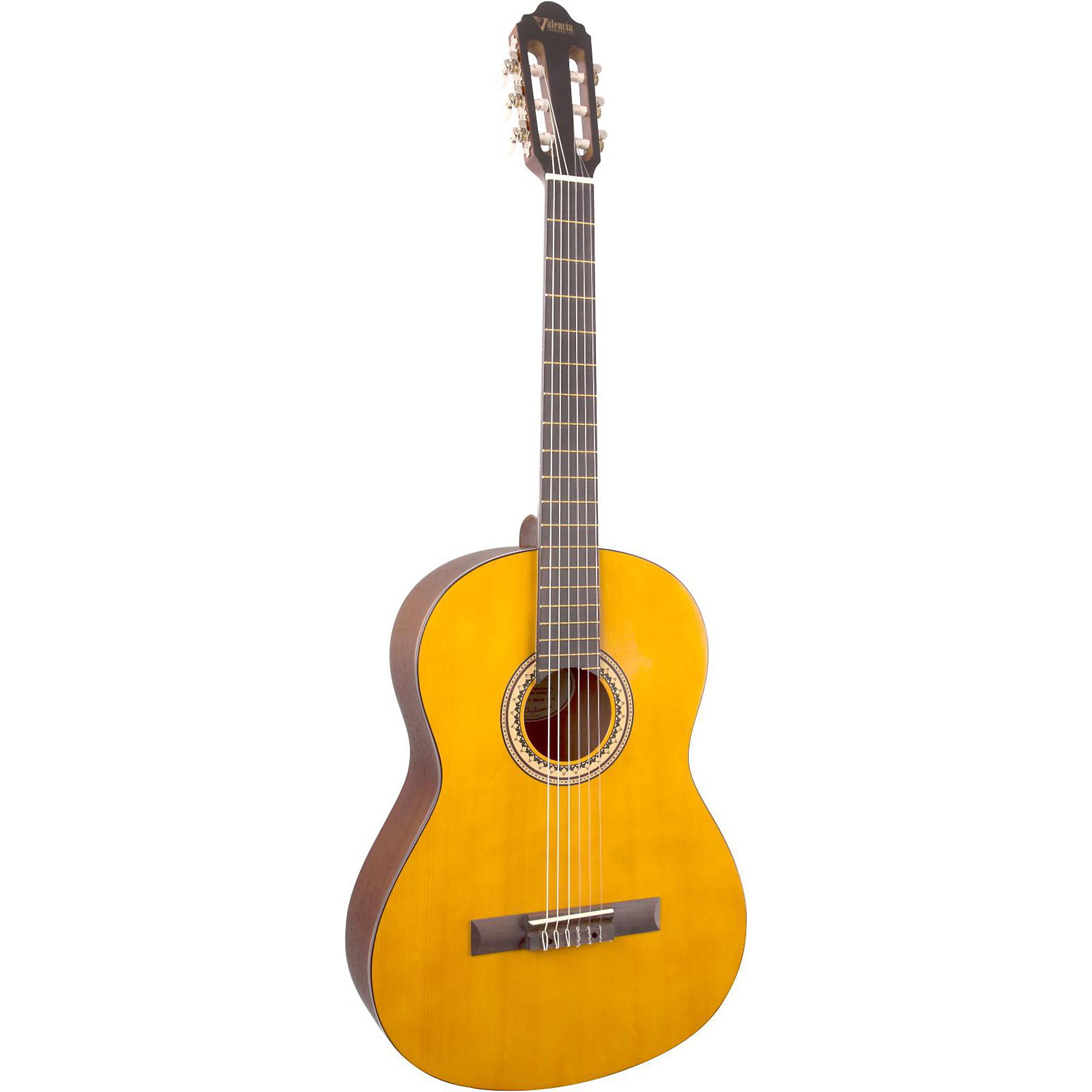 Valencia 200 Series Full Size Hybrid Classical Acoustic Guitar