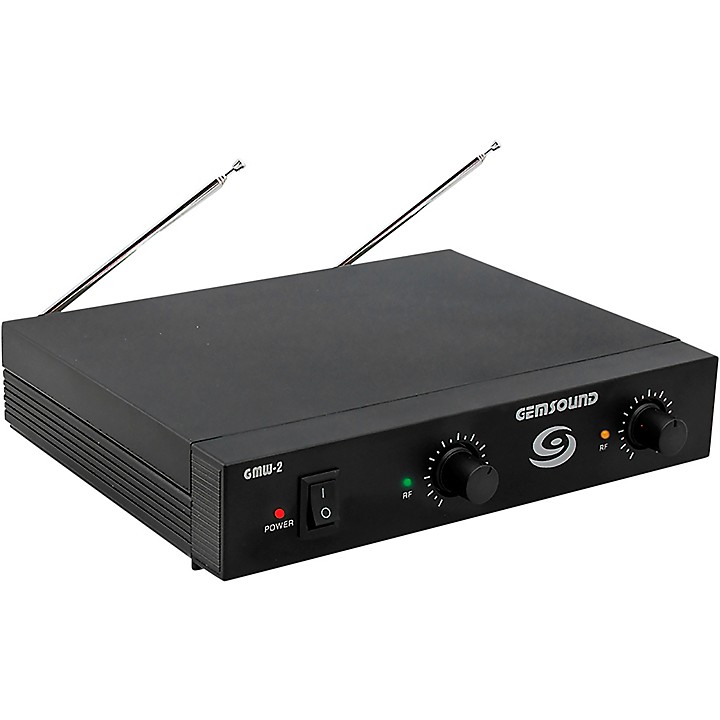 Gem Sound GMW 2 Dual Channel Wireless Mic System Music Arts