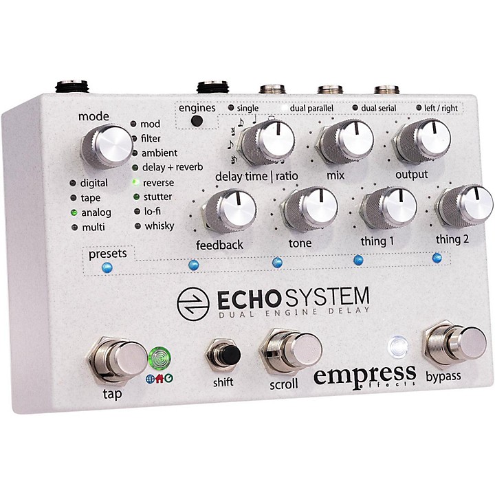 Empress Effects Echosystem Dual Delay Effects Pedal | Music & Arts