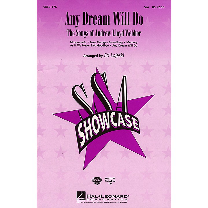 Hal Leonard Any Dream Will Do - The Songs of Andrew Lloyd Webber