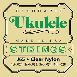 D'Addario J65 Nylon Ukulele Strings