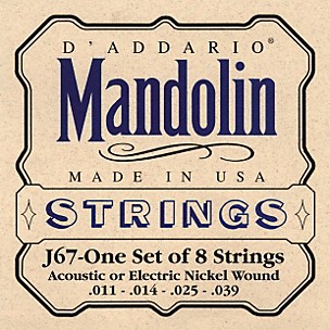D'Addario J67 Nickel Mandolin Strings