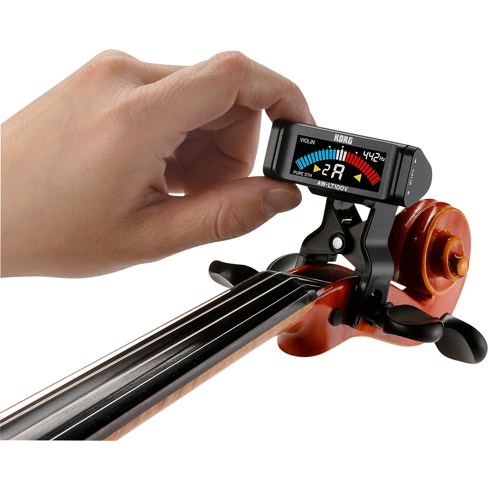 KORG Clip-On Violin Tuner Black | Music & Arts