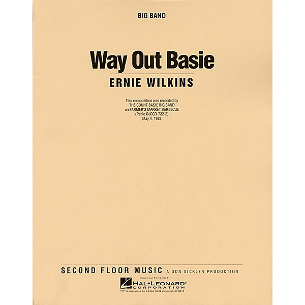 Second Floor Music Way Out Basie Big Band Jazz Band Level 4 5