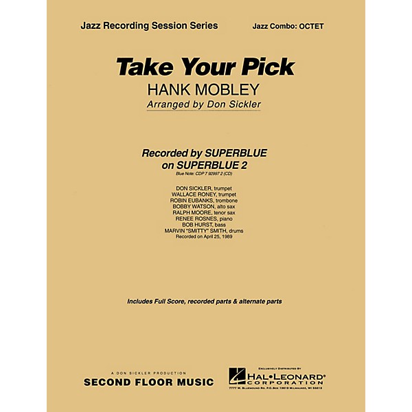 Second Floor Music Take Your Pick Octet Jazz Band Level 4 5